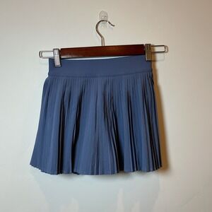 Lululemon Pleated Tennis Skirt Blue Size 0 Athletic Skort Athletic Mini Skirt